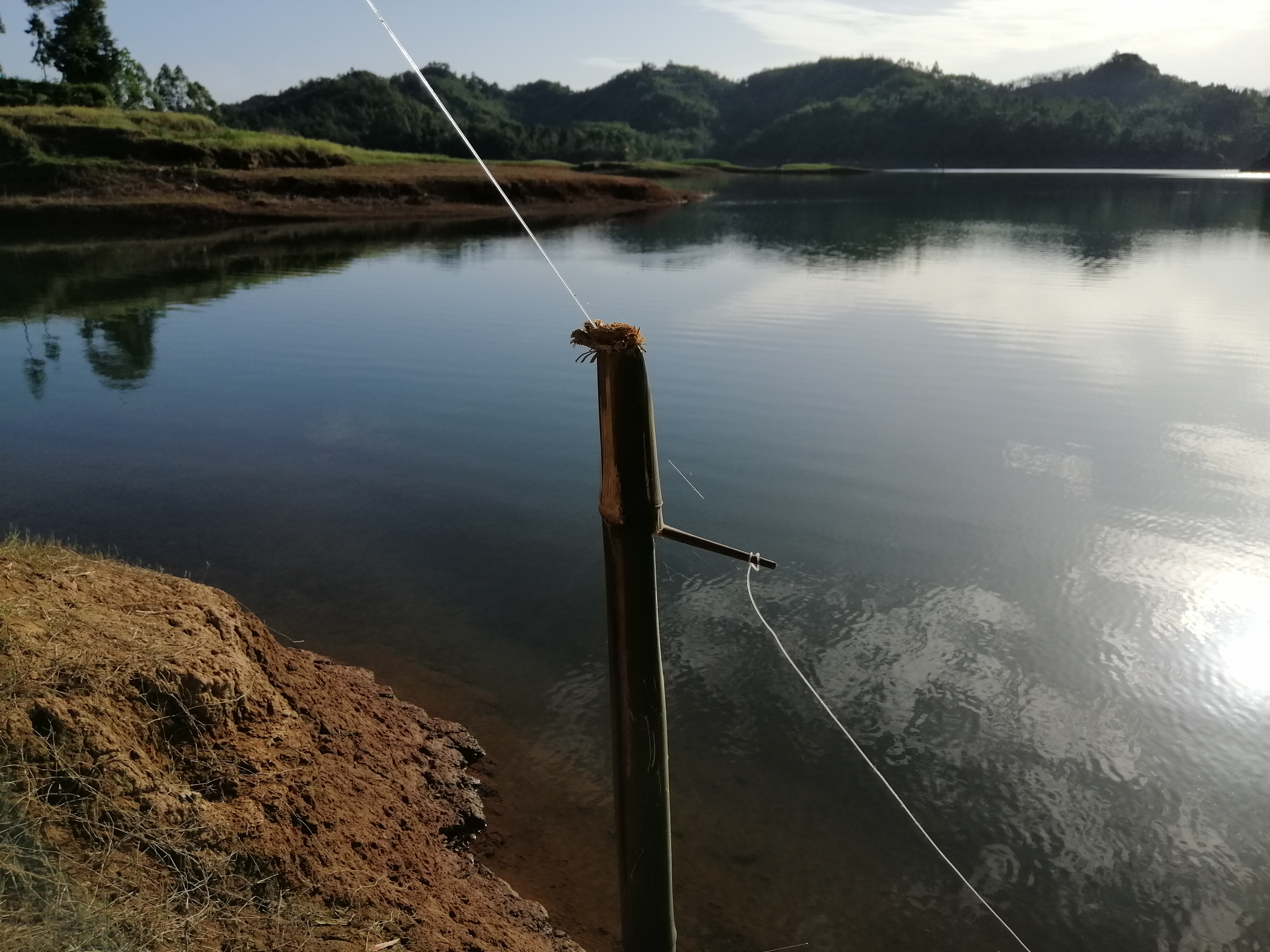 探钓深山水库,总岗山水库钓位