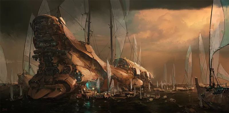 蒸汽朋克风创意美术,蒸汽朋克幻想风格