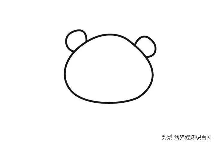 熊猫怎么画最简单儿童,熊猫怎么画儿童3-6岁