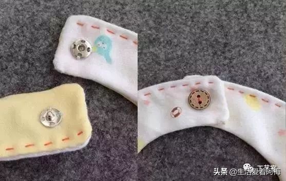 1-3岁宝宝专用围兜有袖子,宝宝布兜制作方法