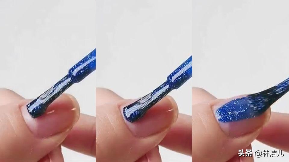 林允美甲教程完整版,林允弄美甲