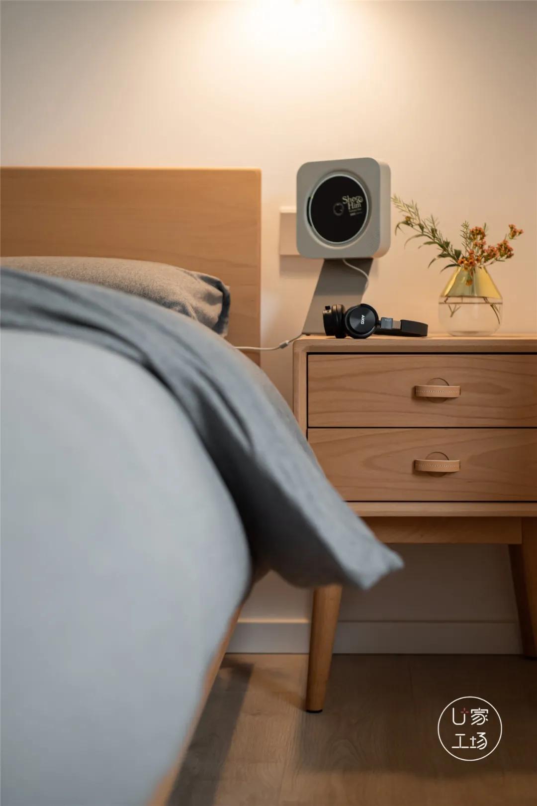 89㎡出租屋“变身”日式极简美宅,无主灯+藤编原木,玩出新花样