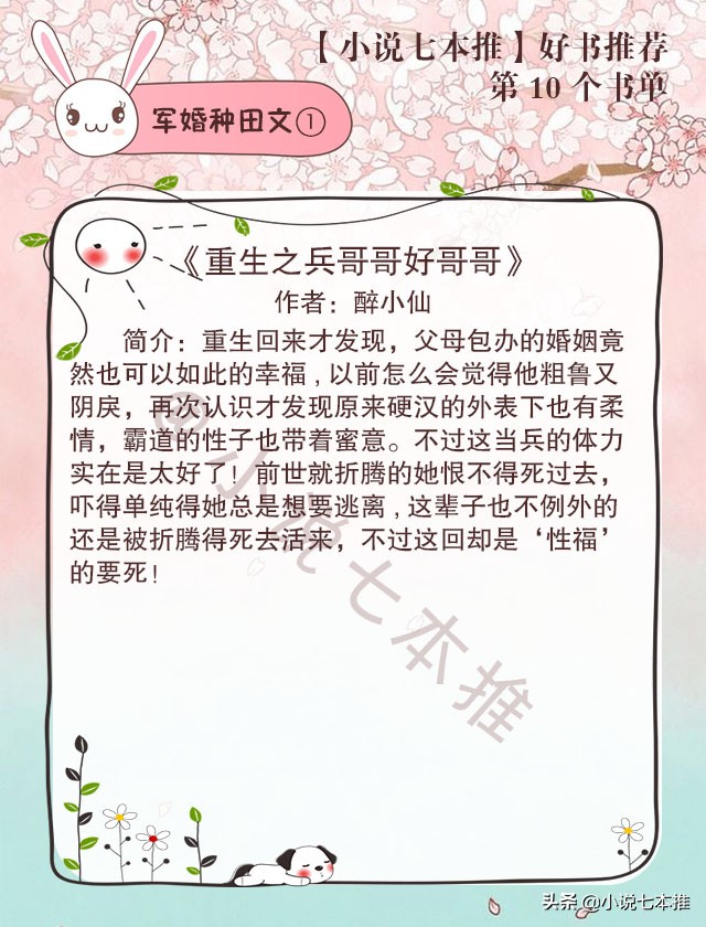 种田军婚重生小说推荐甜宠文,女主重生种田的军婚小说排行榜