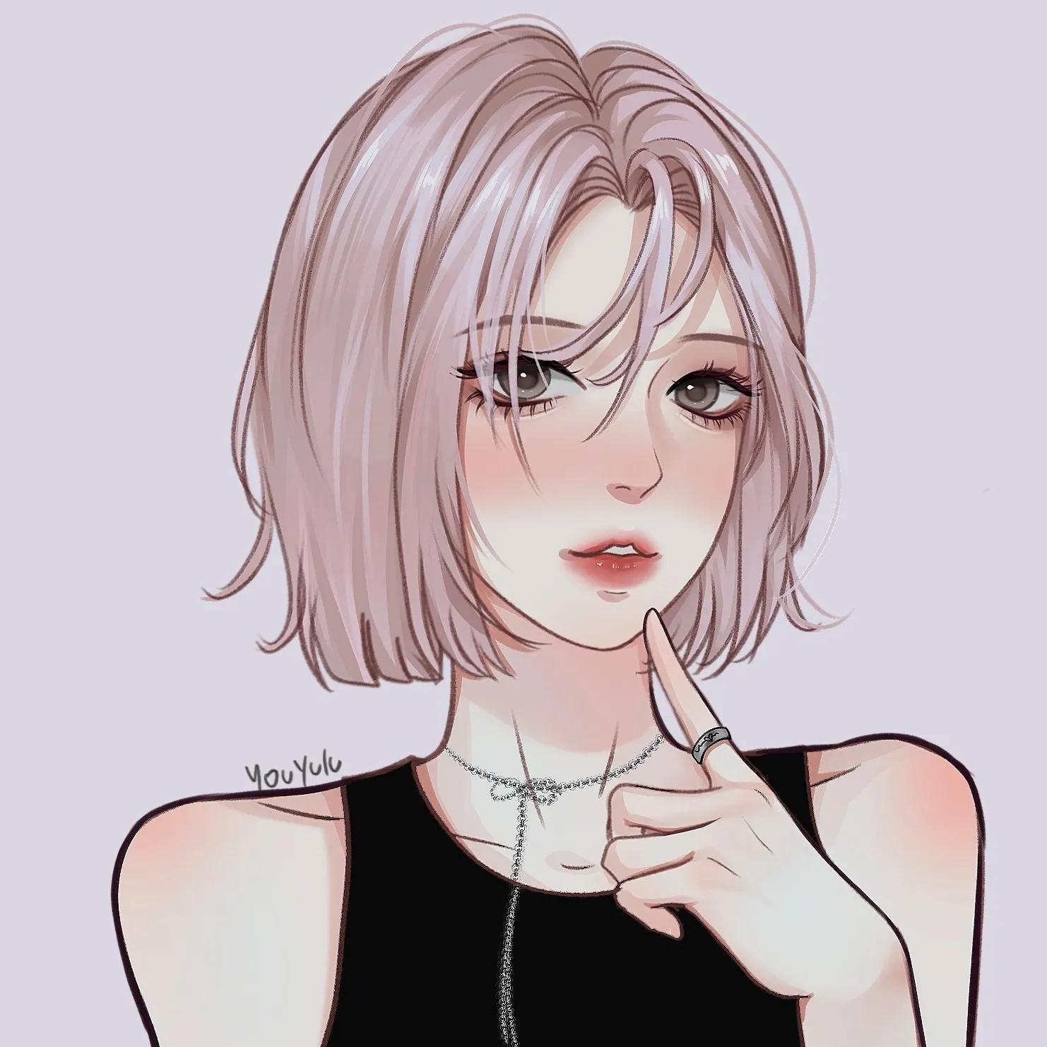 卡通头像可爱呆萌动漫人物q版,微信头像卡通可爱女生唯美动漫