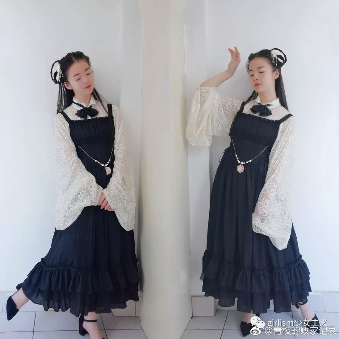 jk汉服lolita新穿搭,lolita与jk汉服的碰撞