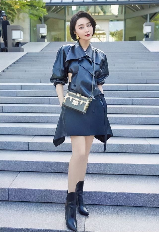 范冰冰花苞裙,范冰冰真是女神气质