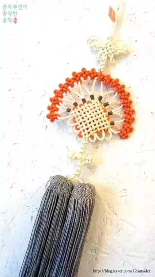 小学生中国结的编法图解,中国结蝴蝶挂件的编法图解