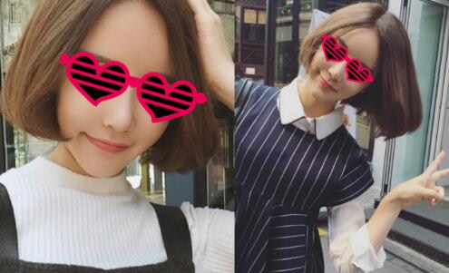 流行短发梨花头发型,中分梨花头内扣中长发