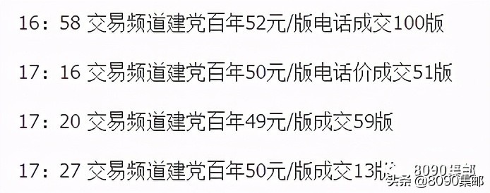 全套建党100周年邮票现在行情,建党100周年邮票今日价格