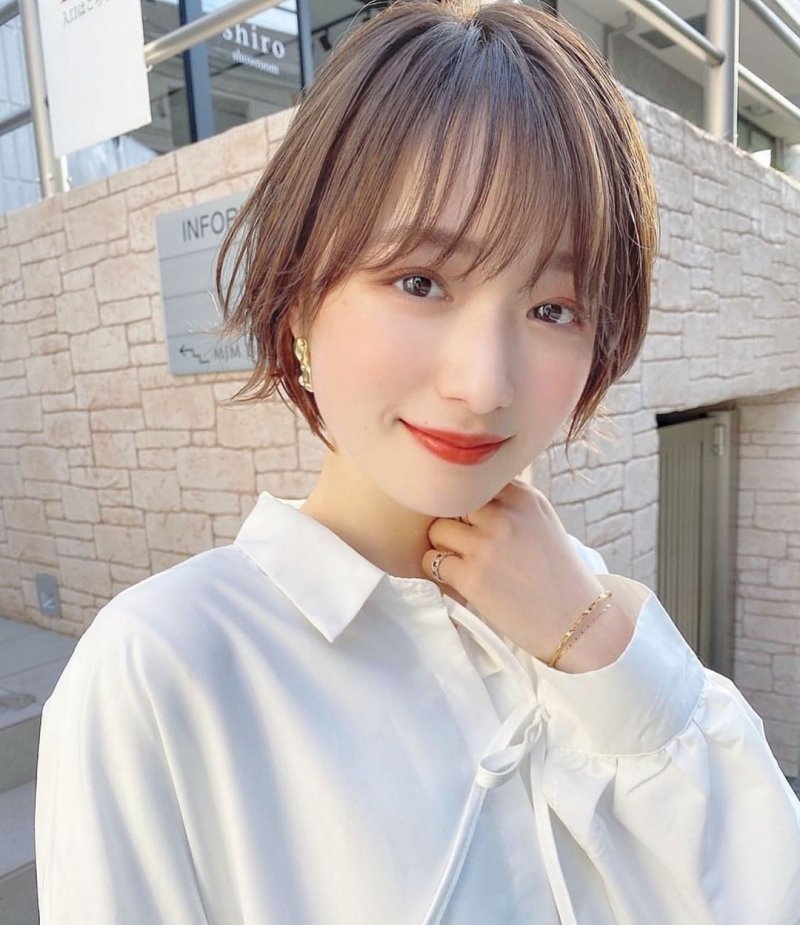根据脸型剪发型短发怎么剪,短发学生党扎发日系ins风不挑脸型