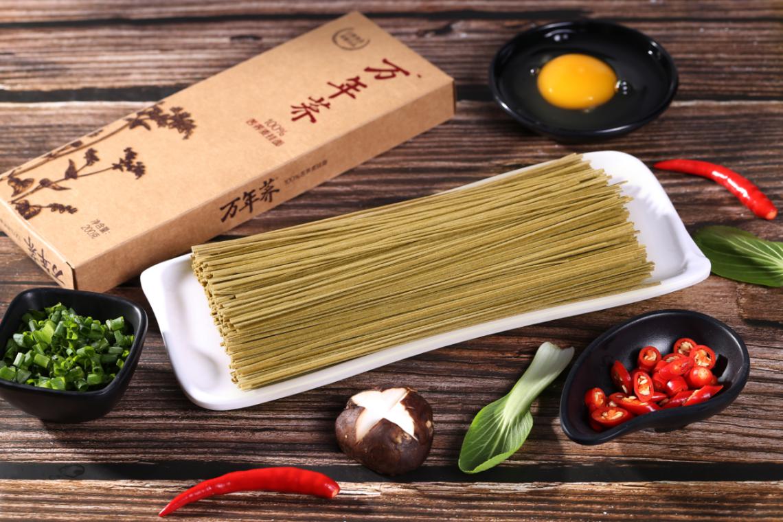 荞麦面产品展示,白象新品荞麦