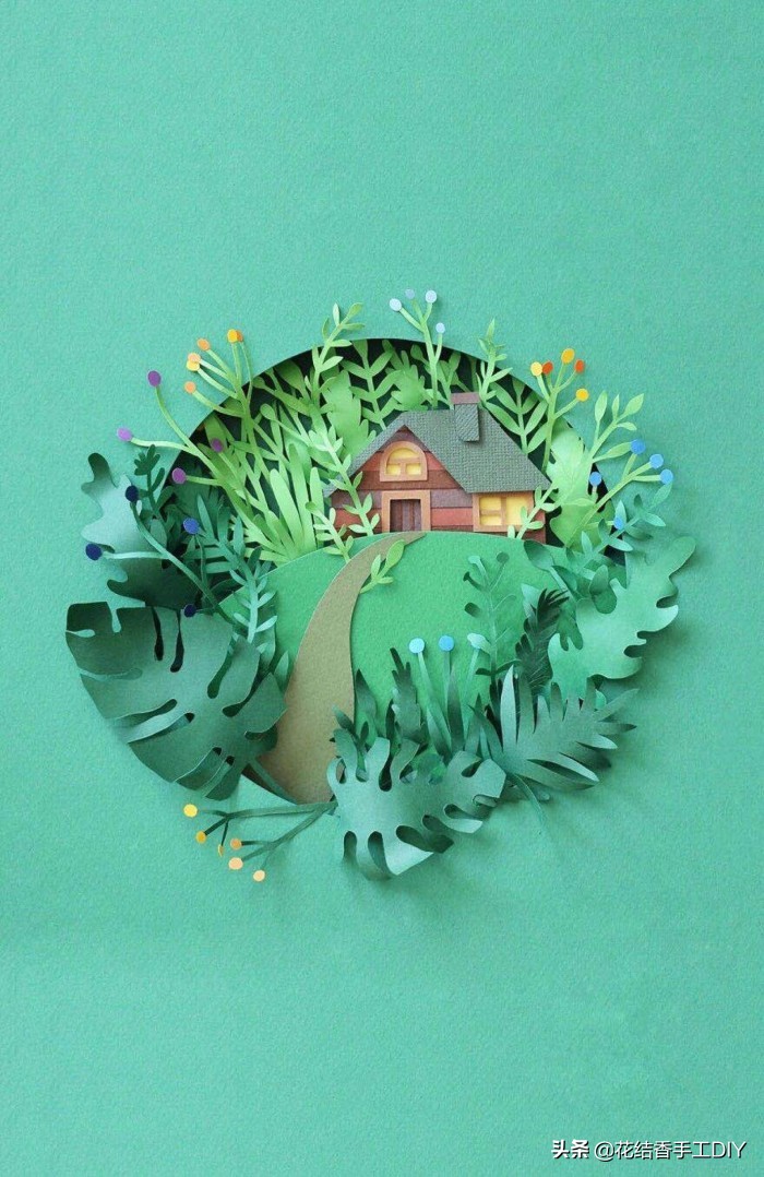 正方形卡纸做新年贺卡,新年手工贺卡简单幼儿diy