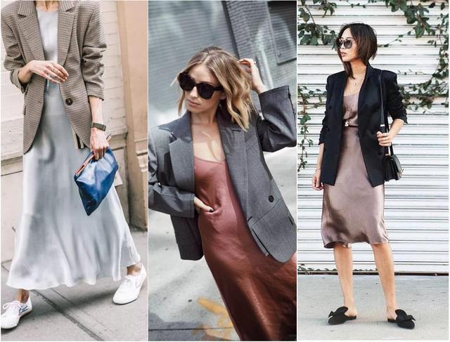 西装配裙子适合哪种发型,中长西装配什么裙子好看