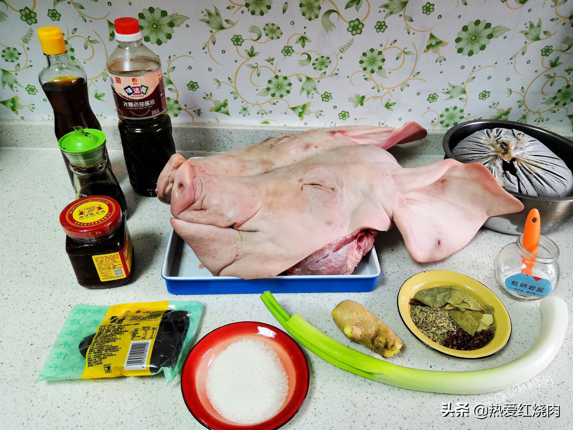 过年买了一个猪头寓意,年夜饭必备的猪头肉