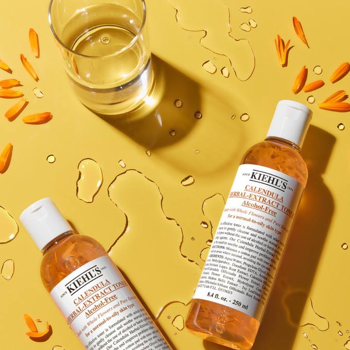 蛋挞种草日记,科颜氏金盏花水倩碧黄油