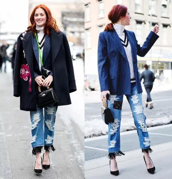 旧牛仔裤怎样改造流苏,家里面的废牛仔裤旧布料利用