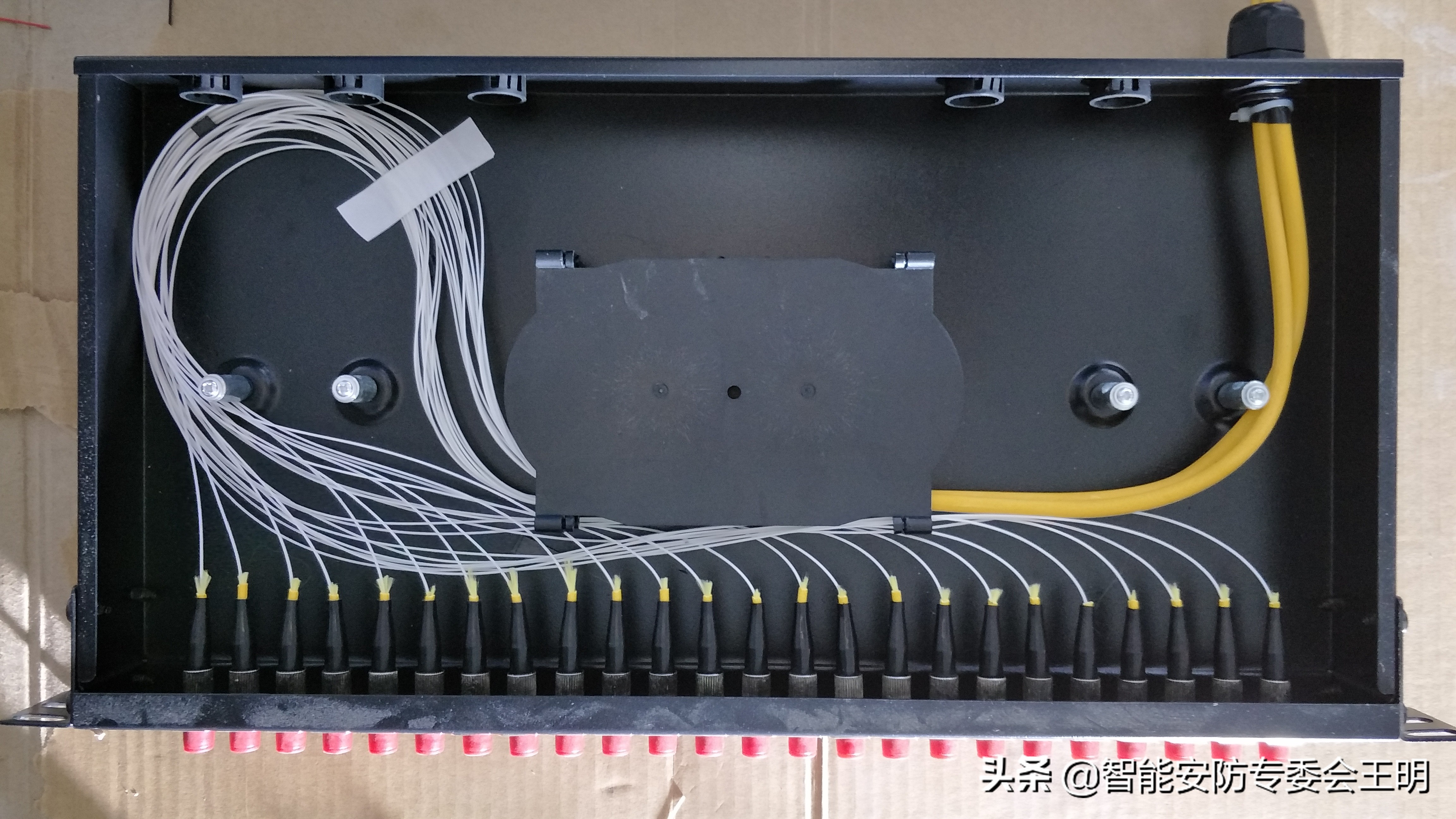 新型光纤熔接施工案例,风电场光纤熔接图纸