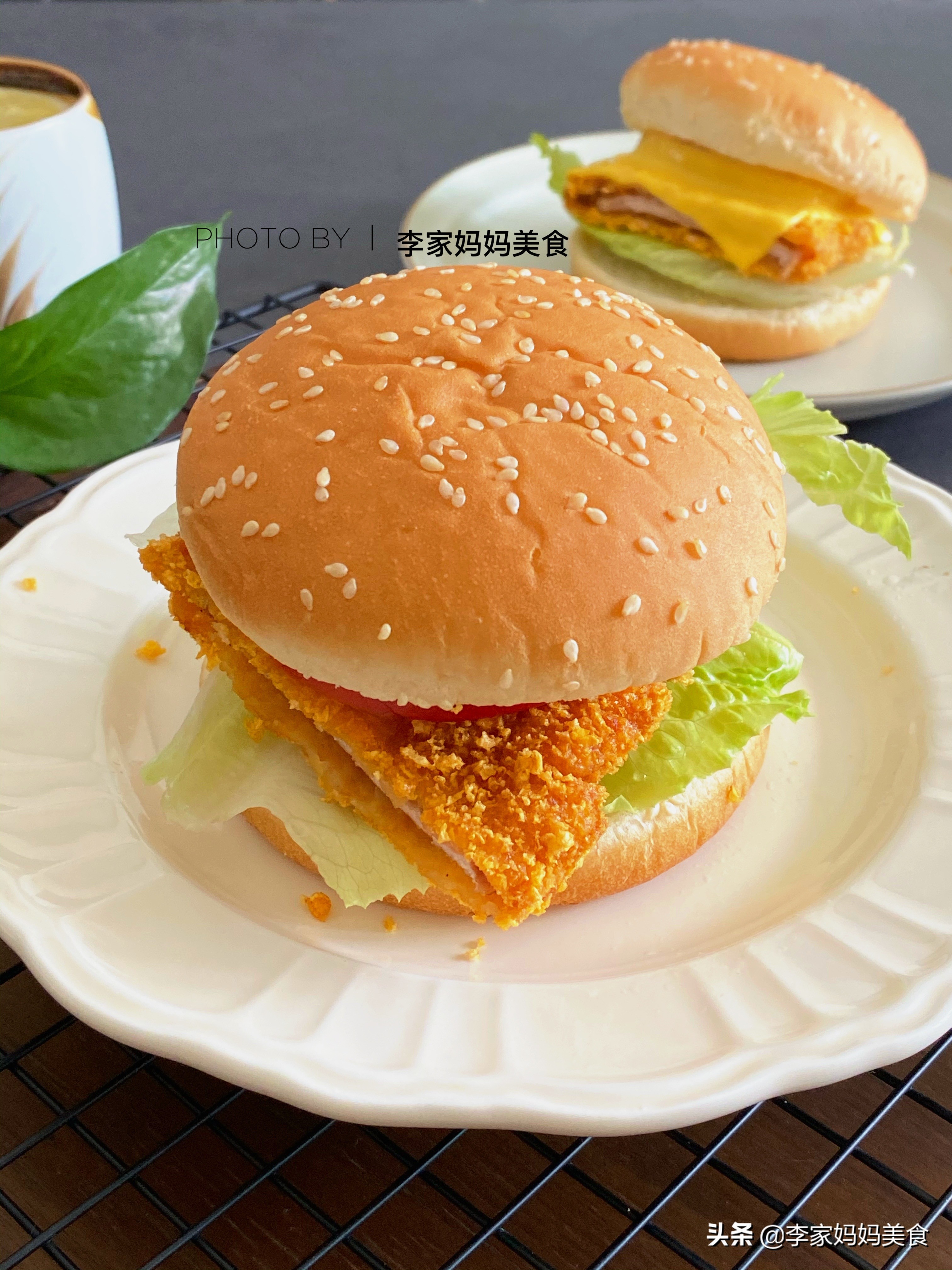 小孩子都会做的汉堡怎么做,汉堡超简单家庭版做法