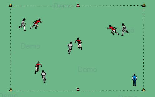 足球一对一进攻完整教案,足球1v1进攻训练小游戏