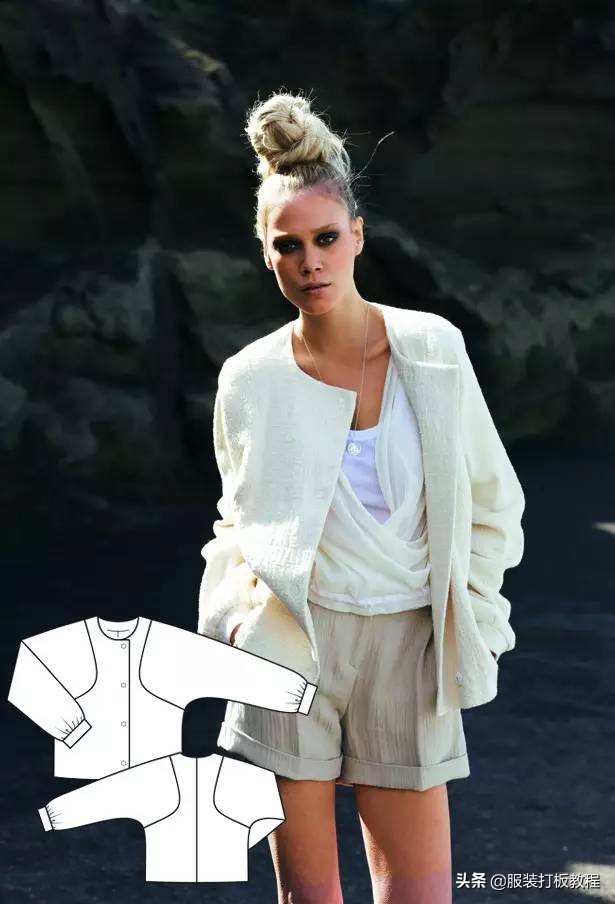 时装设计图手绘教程,服装制版图案大全