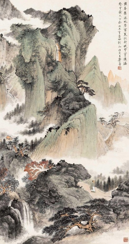 郑午昌花鸟,丝鬓散人郑午昌百幅绘画作品赏析