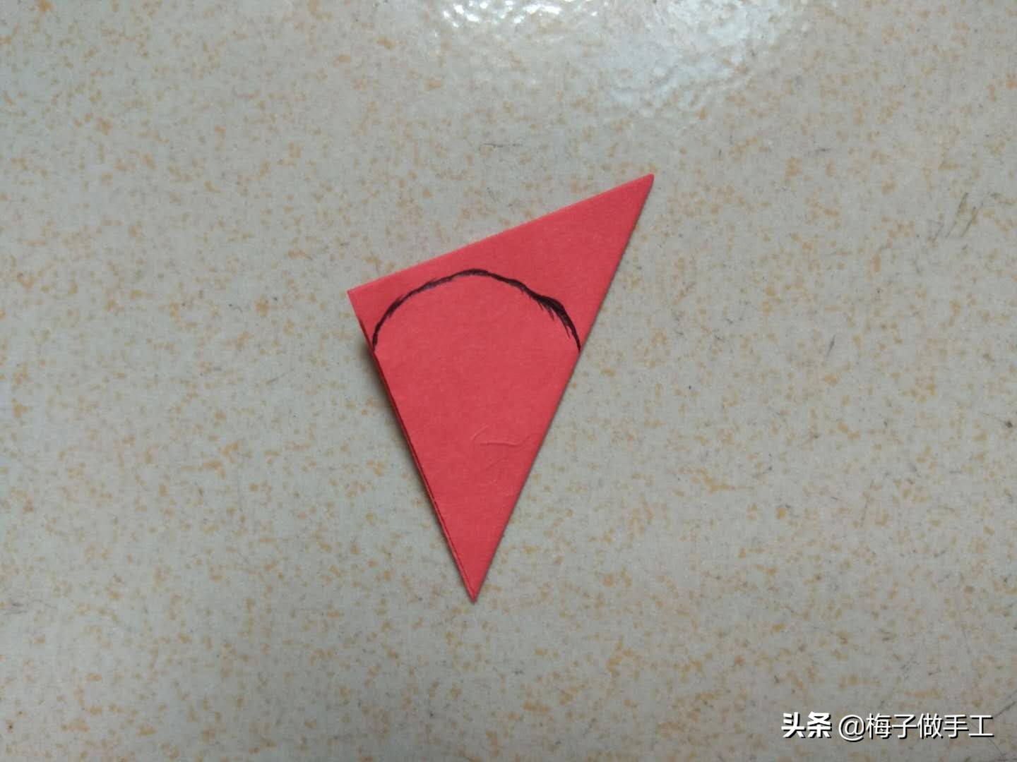 520送情侣玫瑰花折纸简单漂亮,情人节送玫瑰花手工折纸