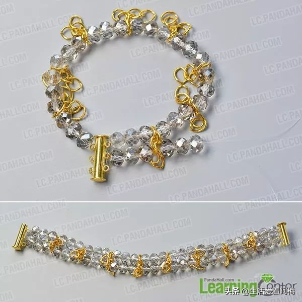 各种珠子串手链的教程,价值不菲的手链