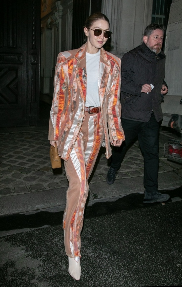 gigi最新穿搭,超模gigi穿搭集锦