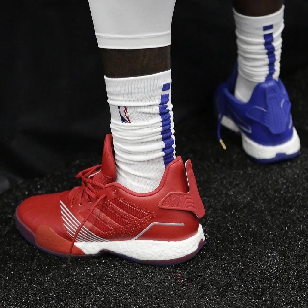 哈雷尔上脚麦迪球鞋,哈雷尔上脚球鞋aj6