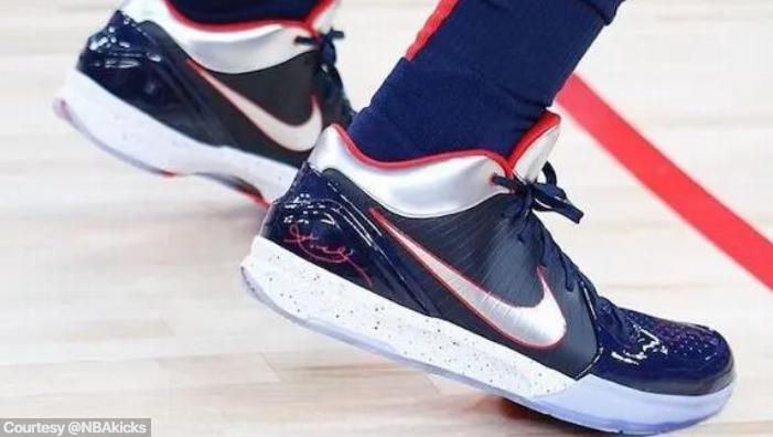 塔图姆上脚篮球鞋,鞋王塔克跑鞋上脚