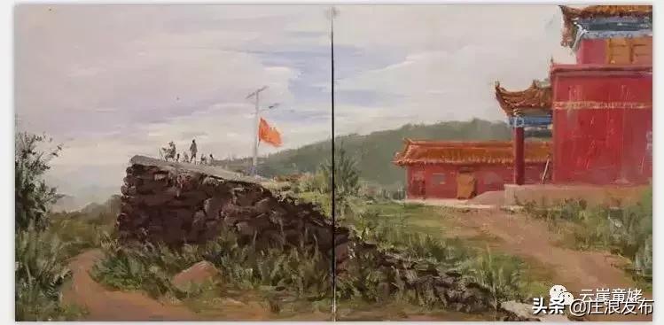 庄浪画家张嘉科山水画作品欣赏,庄浪画家