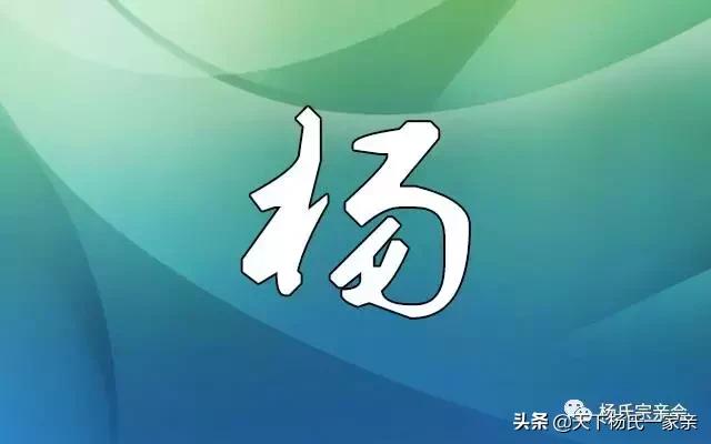 杨氏族谱新排行,杨氏太极拳杨家家谱