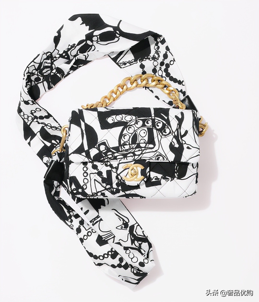 chanel包2018朋克,chanel2018秋冬手风琴单肩包