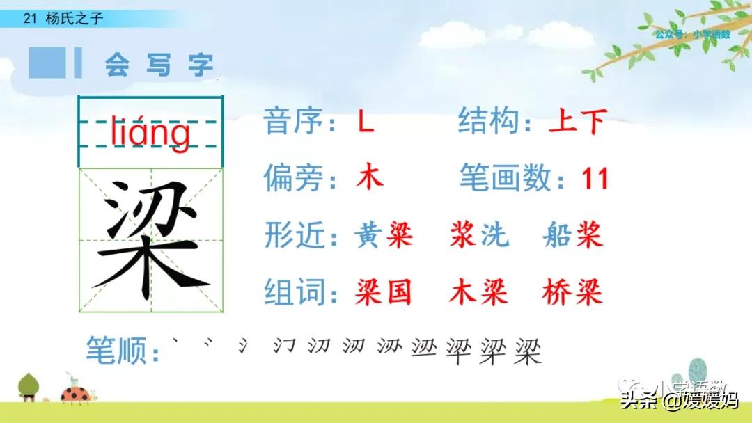 五年级下册第八单元杨氏之子批注,五年级下册杨氏之子的课堂笔记