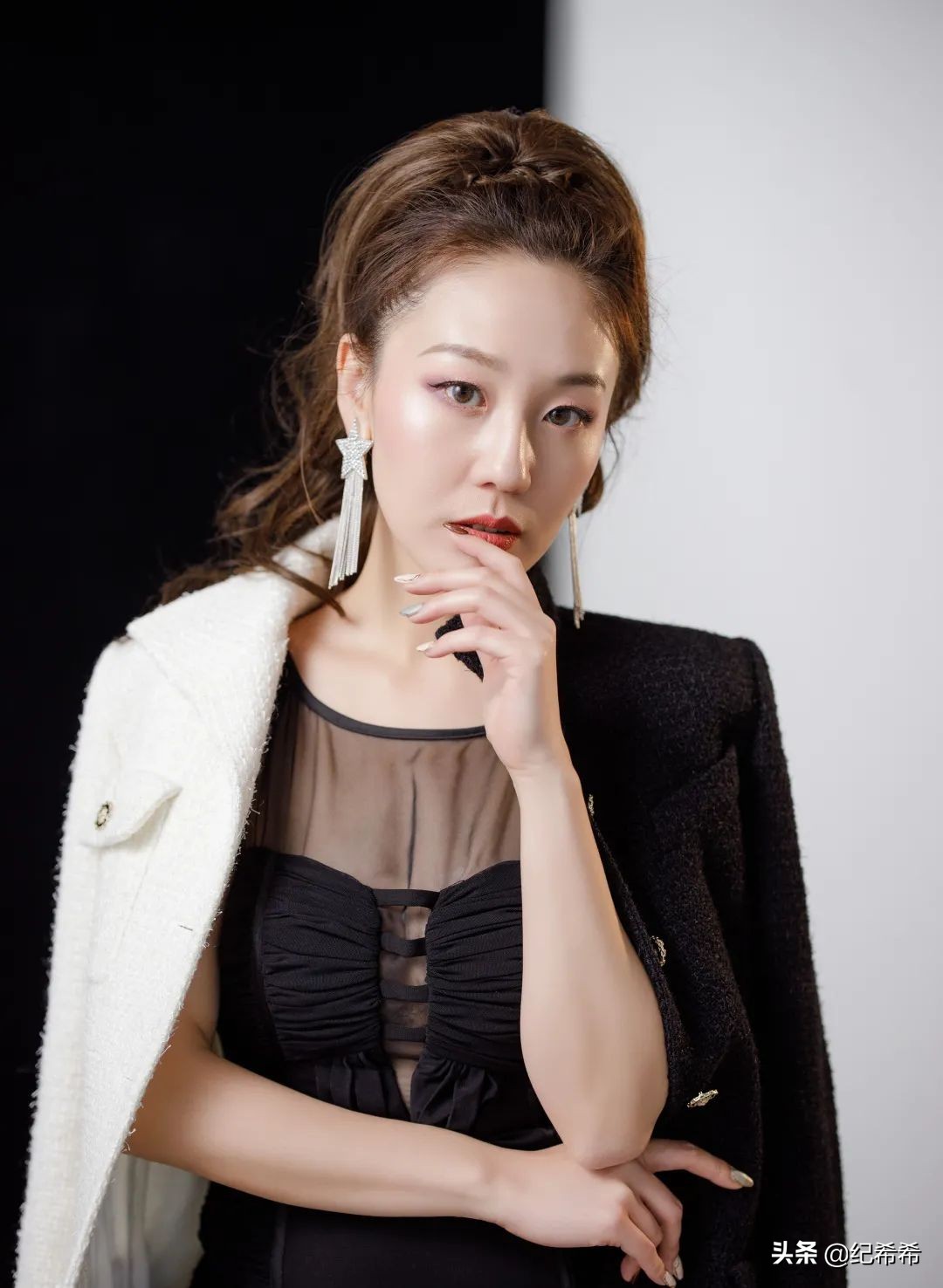 妆容分享红色眼影盘,妆容分享高光