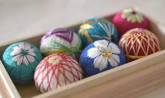 手鞠球各种花色的制作教程,入坑前视频教程