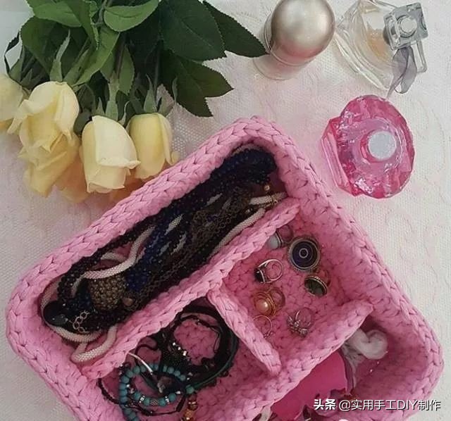 手工用绳子编织篮子简单又好看,怎样手工编篮子