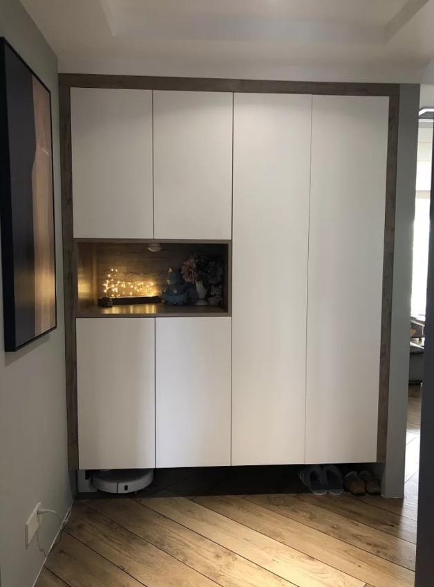 超薄大理石电视墙装修效果图,通风40天搬新家