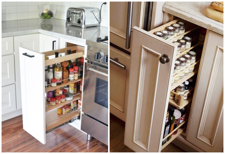 厨房地柜90度转角收纳,厨房深柜地柜收纳