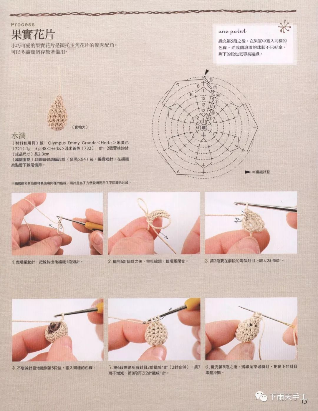 爱尔兰风拼花包包，漂亮的钩针手提包，详细花样图