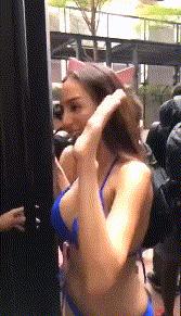 爆笑GIF趣图：美女，这射的是丘比特之箭吧