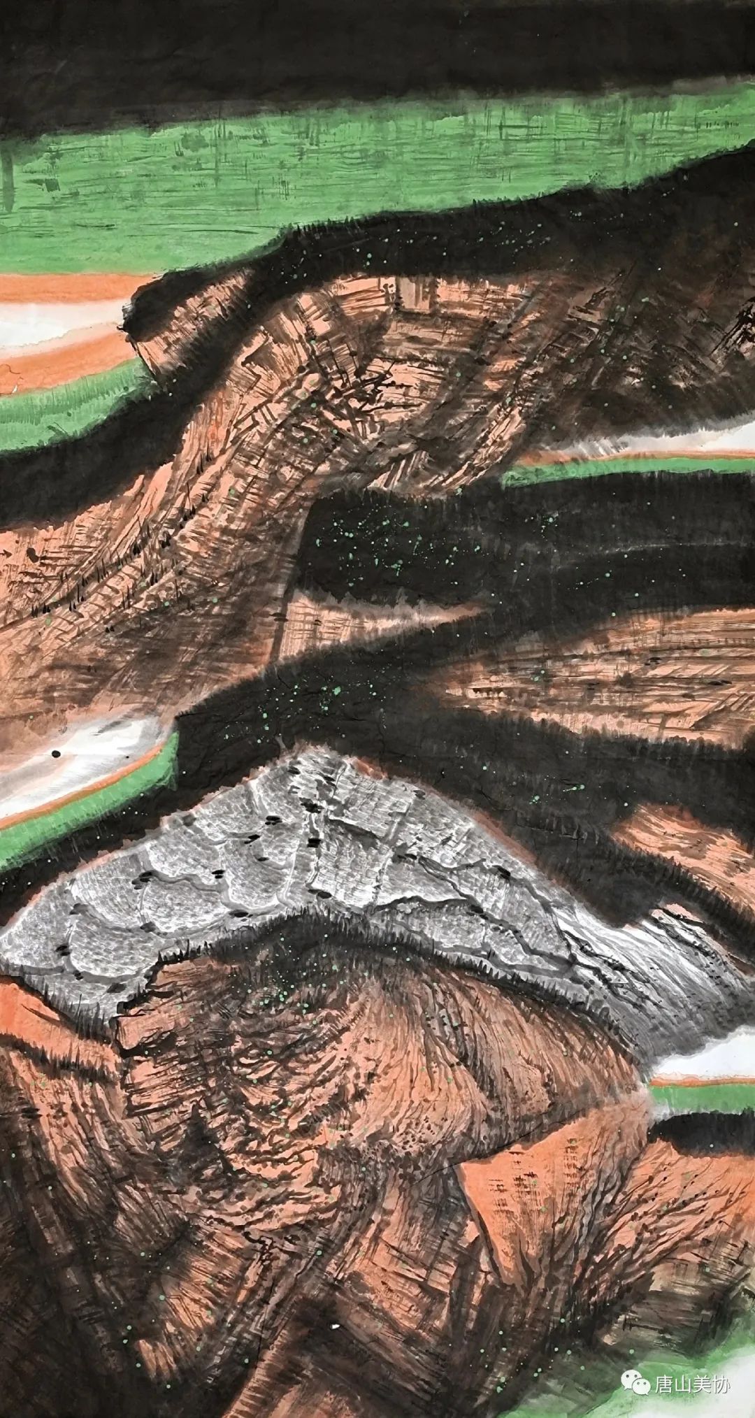 大美唐山展,展现唐山新时代绘画作品