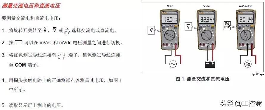 万用表的操作与使用方法电工,万用表使用口诀表格