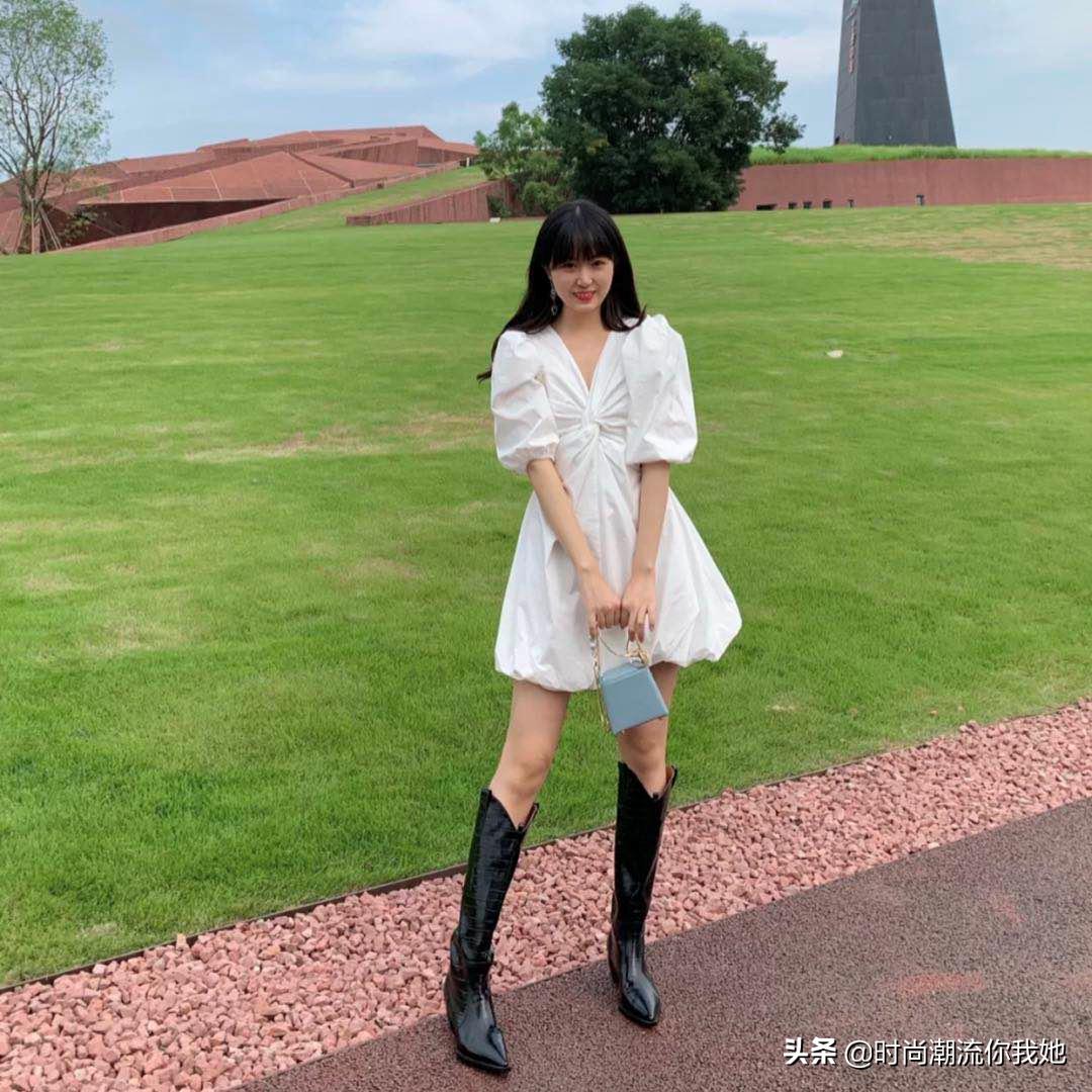 这些靴子粗腿女生穿，真的太显瘦了