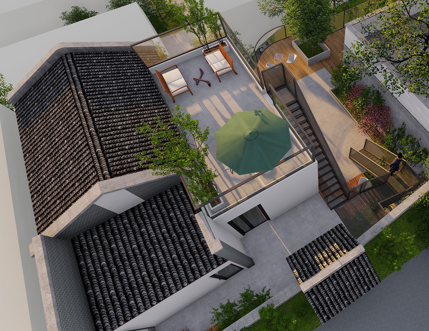 农村自建房步步高升户型别墅,如何自建大面积别墅