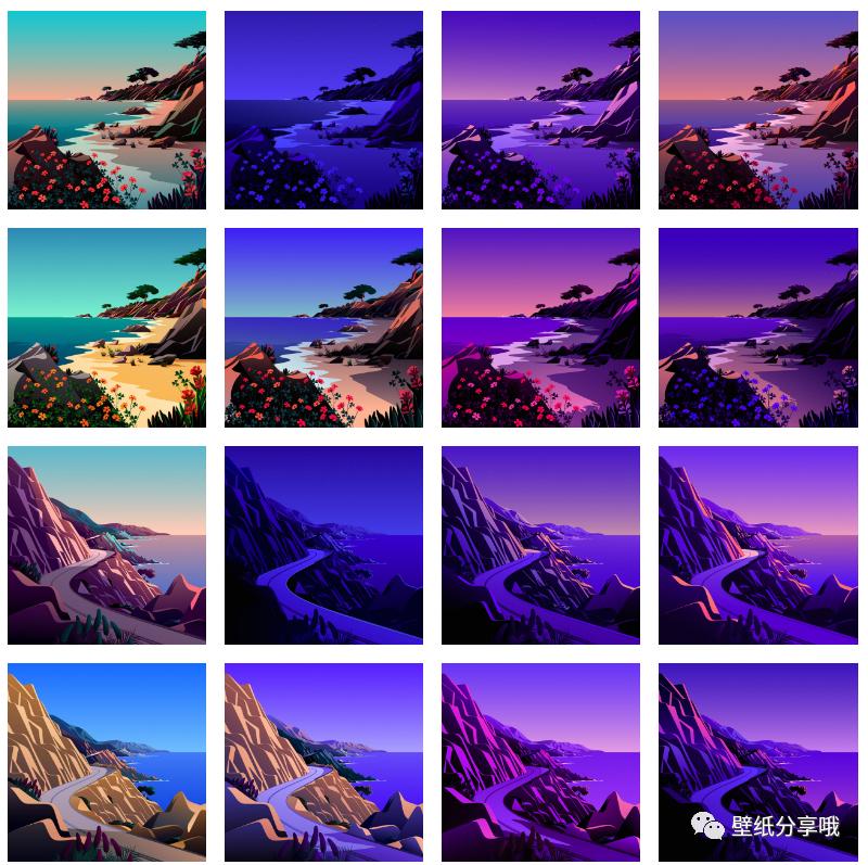 6K壁纸了解一下~来自苹果最新电脑系统BigSur原生提取