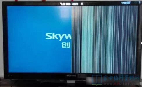 创维液晶屏竖线维修方法,创维55e5液晶灰屏故障原因