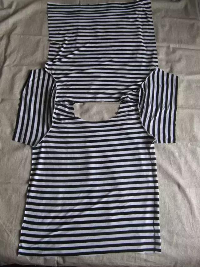 只需三步就能学会,一件简单的长款t恤