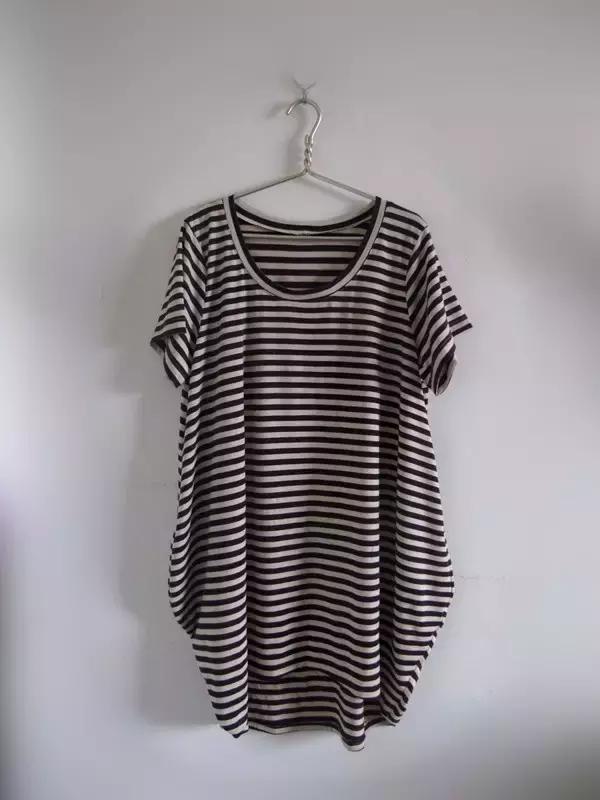 只需三步就能学会,一件简单的长款t恤