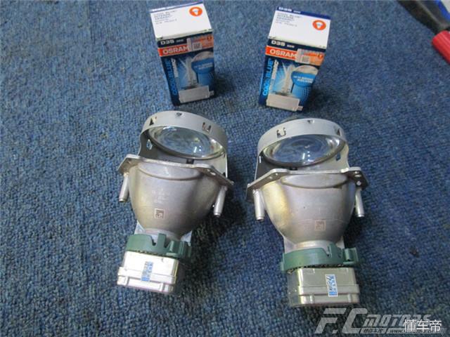 东莞改灯奥迪Q5Q7改灯Q5改装海拉五透镜只为行车更安全